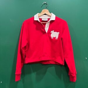 Rugby-Style Crop Top